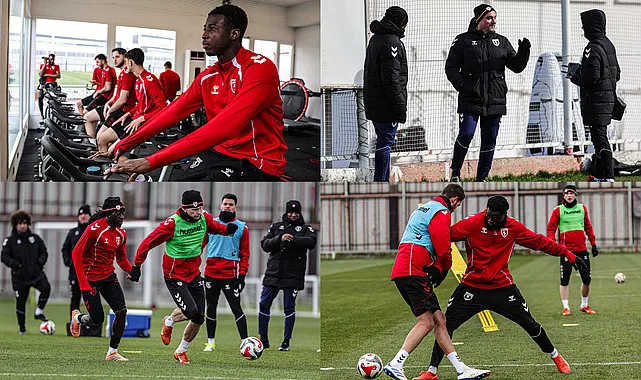 Samsunspor Kocaelispor maçına sıkı hazırlanıyor
