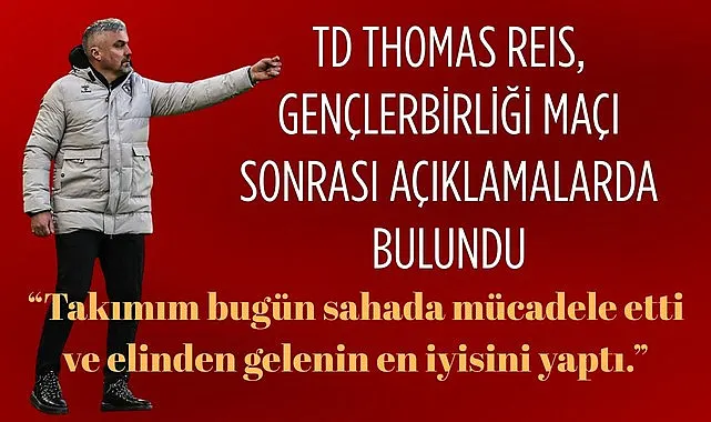 Samsunspor teknik direktörü Reis: Farklı bir kadroyla sahaya çıktık!