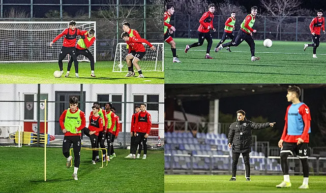 Samsunspor U19 Takımı'ndan çifte antreman