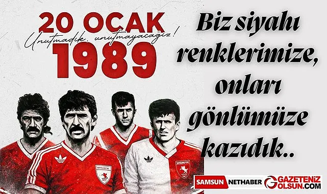 Samsunspor'un Kara Günü 20 Ocak 1989