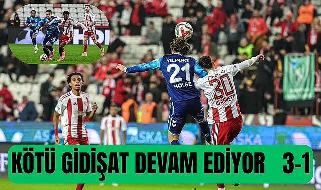 Antalyaspor Samsunspor maç sonucu 3-1