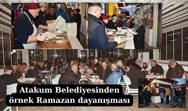 Atakum Belediyesi'nden ücretsiz iftar hizmeti