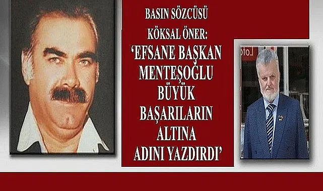 Basın Sözcüsü Köksal Öner Hasbi Menteşoğlu'nu andı!