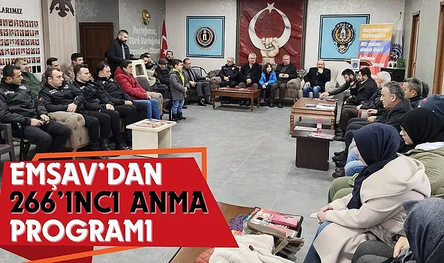 EMŞAV’dan 266'ıncı Anma Programı