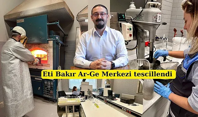Eti Bakır Ar-Ge Merkezi tescillendi 