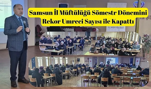 İl Müftüsü Seyfullah Çakır açıkladı, Samsun Umrede Türkiye’nin Zirvesinde