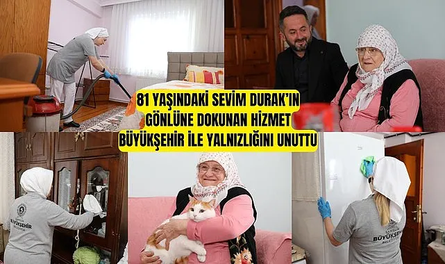 Samsun'da 81 yaşındaki Sevim Durak'a yanlızlığını unutturan hizmet