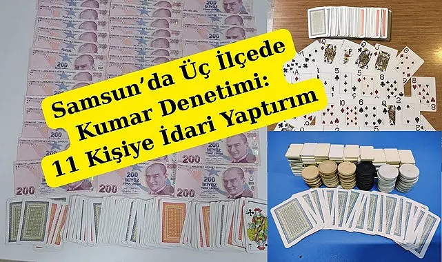 Samsun'da emniyetten kumar denetimi kumar oynamak suç mu?