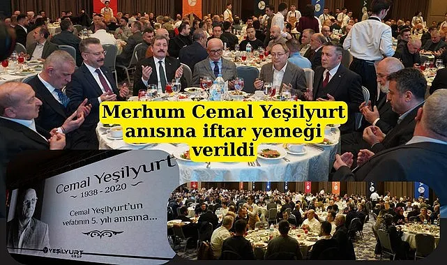 Samsun'da merhum Cemal Yeşilyurt anısına iftar yemeği verildi