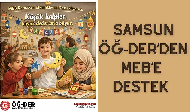 Samsun ÖĞ-DER'den MEB'e destek