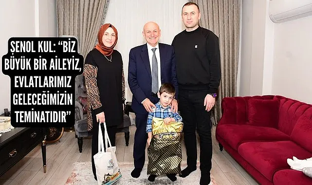 Terme Belediye Başkanı Şenol Kul'dan Hoş Geldin Bebek çantası