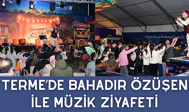 Terme'de Bahadır Özüşen ile müzik ziyafeti