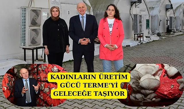 Terme'de Leyla Orman ve Dilek Peçe istiridye mantarı üretiyor