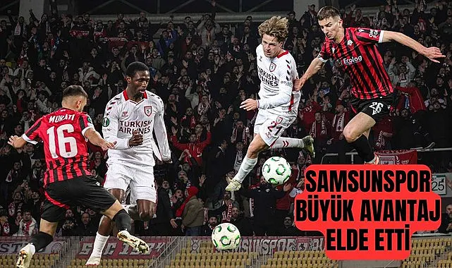 Üsküp'te büyük avantajı... Shkendija Samsunspor maç sonucu 0-1