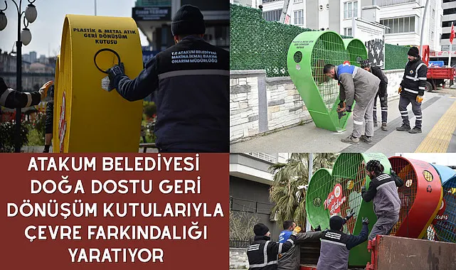 Atakum Belediyesi doğa dostu geri dönüşüm kutularıyla çevre farkındalığı yaratıyor