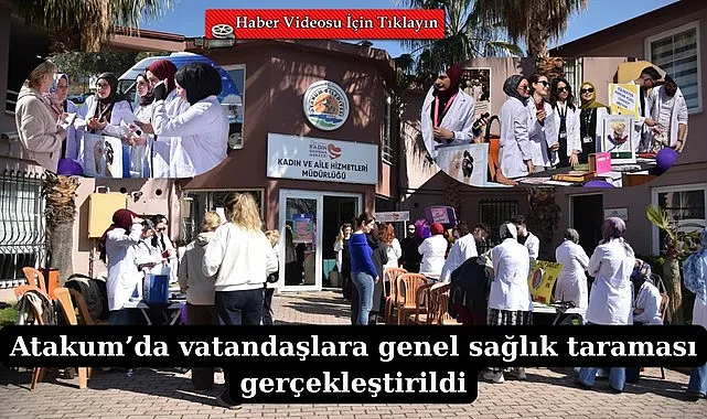 Atakum'da vatandaşlara genel sağlık taraması gerçekleştirildi