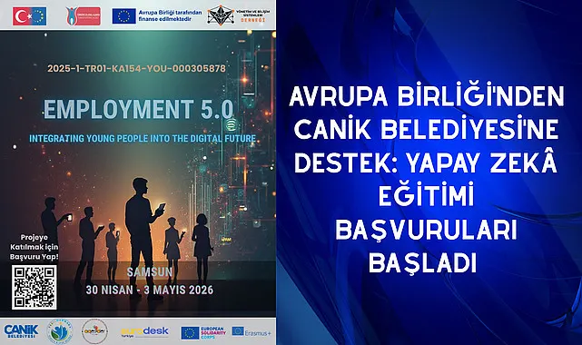 Avrupa Birliği'nden Canik Belediyesi'ne Destek: Yapay Zekâ Eğitimi Başvuruları Başladı 