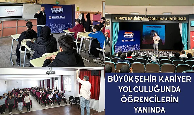 Büyükşehir Kariyer yolculuğunda öğrencilerin yanında