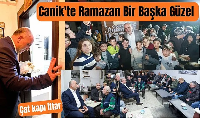 Canik Belediyesi'nden çat kapı iftar programları ve mahalle buluşmaları