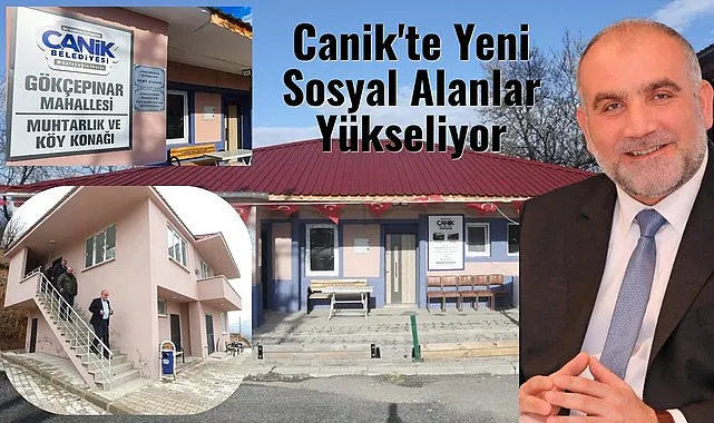 Canik Belediyesi yeni sosyal alanları hizmete sunuyor