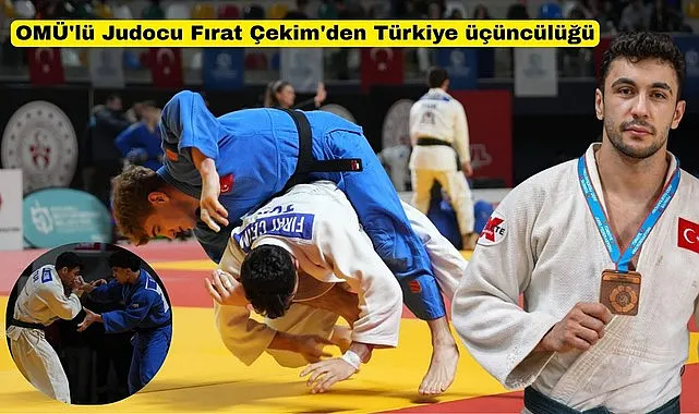 Fırat Çekim Türkiye Judo Şampiyonası’nda üçüncü oldu
