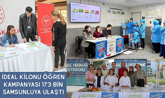 İdeal Kilonu Öğren Kampanyası 173 Bin Samsunluya Ulaştı