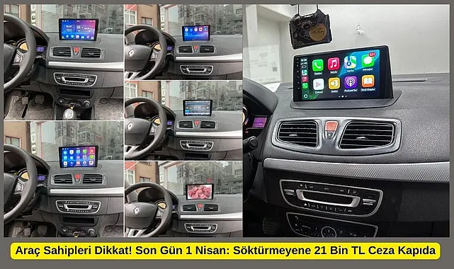 Multimedya ekran yasak mı? araç ses sistemi cezası 2026 İçişleri Bakanı son dakika açıkladı