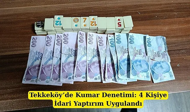 Samsun'da 2 binlik kumara 46 bin ceza!