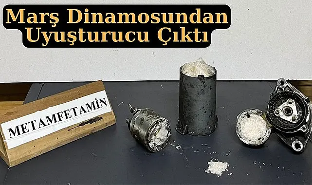 Samsun'da marş dinamosundan uyuşturucu çıktı!