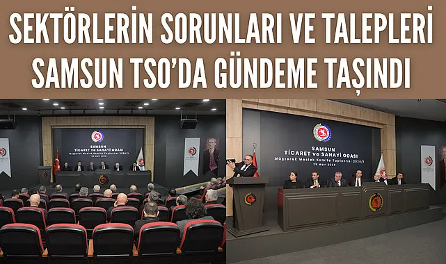 Sektörlerin Sorunları ve Talepleri Samsun TSO’da Gündeme Taşındı