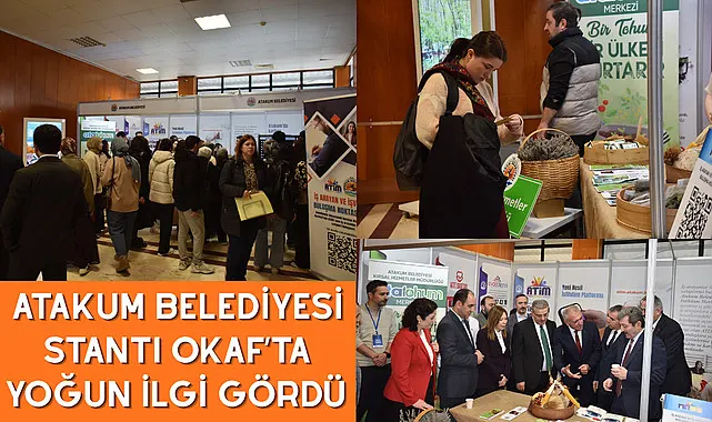 Atakum Belediyesi stantı OKAF’ta yoğun ilgi gördü 
