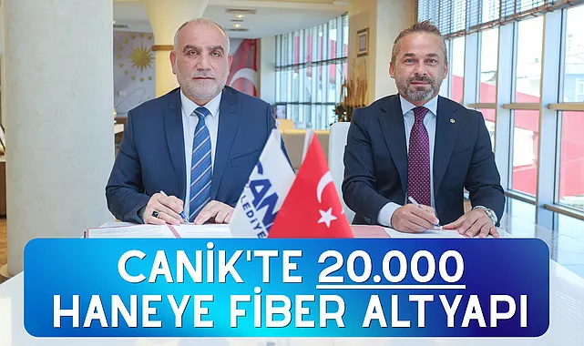 Canik'te 20.000 Haneye Fiber Altyapı