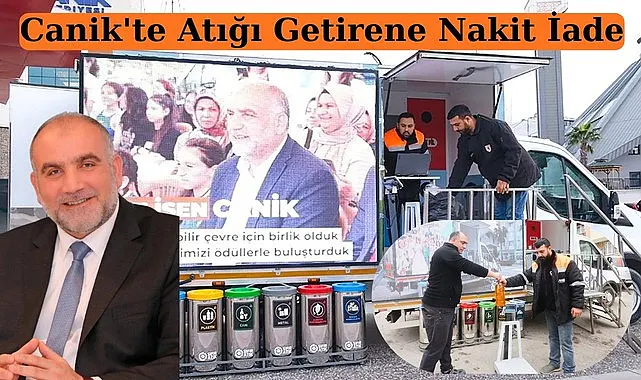Canik'te atık getirene nakit iade