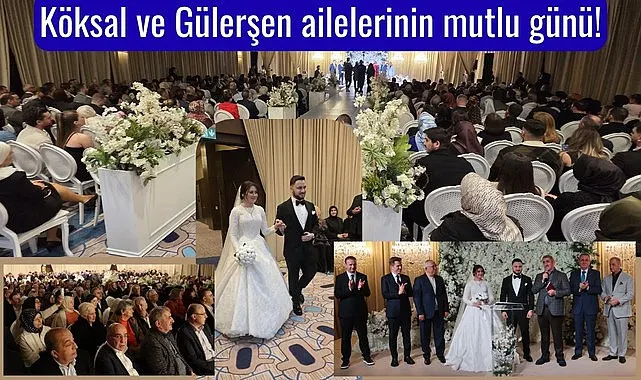 Çise Gülerşen ile Enes Hakan Köksal hayatlarını birleştirdi