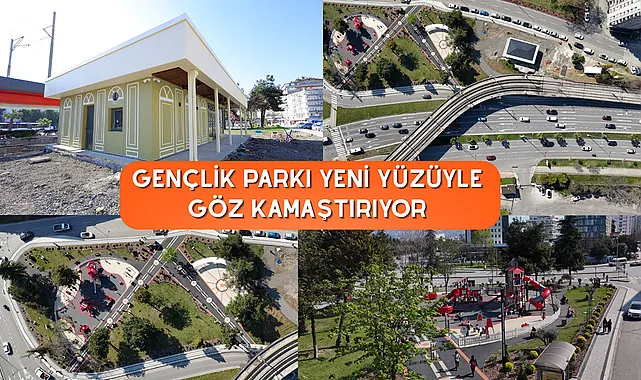 Gençlik Parkı yeni yüzüyle göz kamaştırıyor