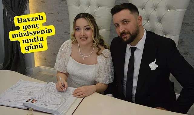 Havza'da Ali Kılınç hayatını Çağlanur Kaya ile birleştirdi