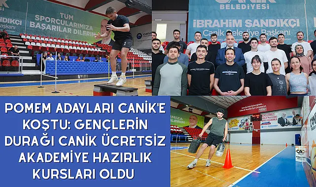 POMEM Adayları Canik'e Koştu: Gençlerin Durağı Canik Ücretsiz Akademiye Hazırlık Kursları Oldu 
