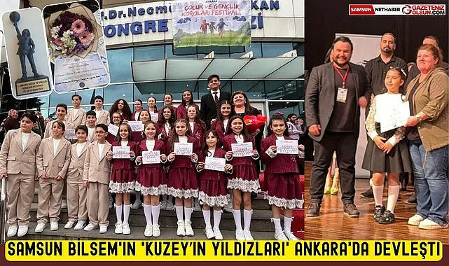 Samsun BİLSEM Ankara Çocuk ve Gençlik Festivali'ne damga vurdu