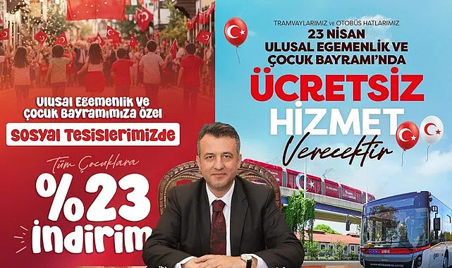 Samsun'da Başkan Halit Doğan'dan çocuklara 23 Nisan müjdesi 