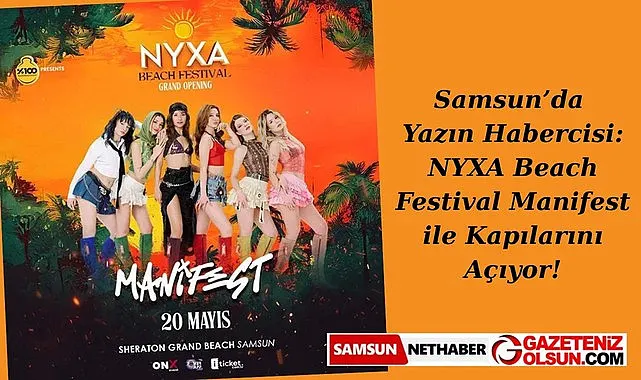 Samsun Manifest konseri ne zaman nerede?