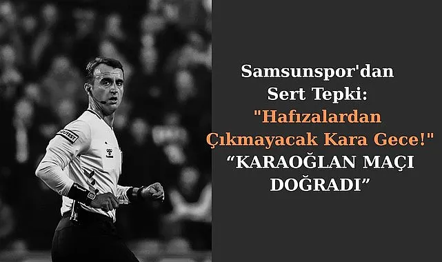 Samsunspor'un KARA GECE Paylaşımı Sosyal Medyayı Salladı