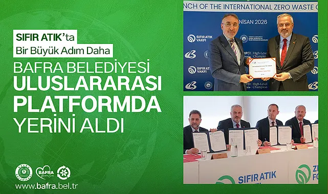 Sıfır Atık’ta Bir Büyük Adım Daha Bafra Belediyesi Uluslararası platformda yerini aldı