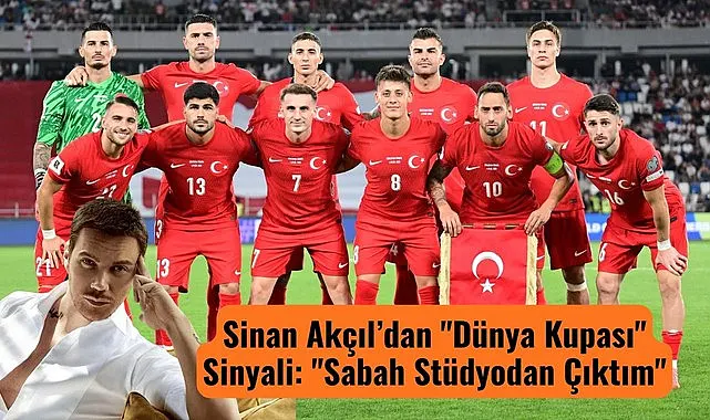 Sinan Akçıl Milli Takım'a marş mı hazırlıyor?