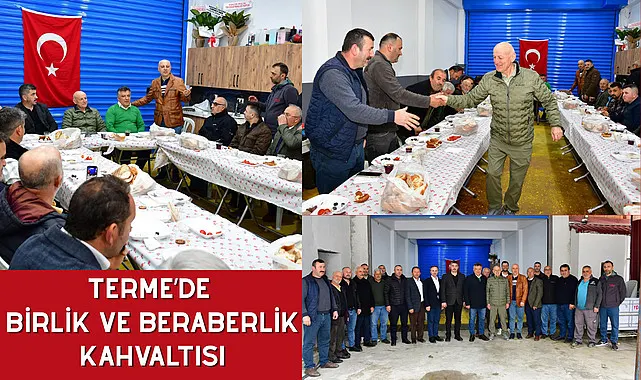 Terme’de Birlik ve Beraberlik Kahvaltısı