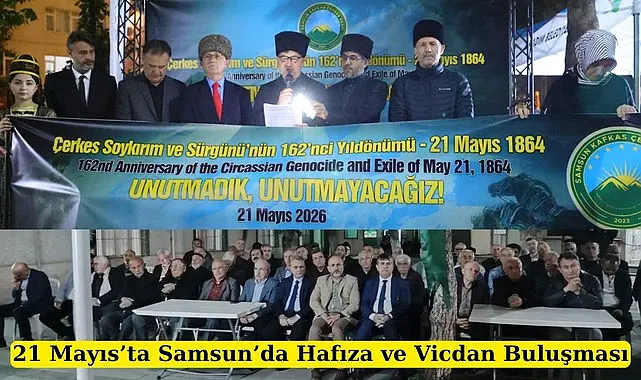 Samsun'da Çerkes Soykırımı ve Sürgünü'nün yıldönümü programı