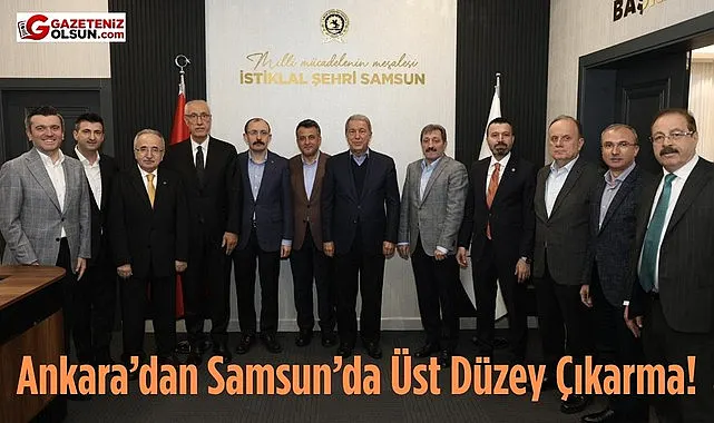 Başkan Doğan, Hulusi Akar ve üst düzey heyeti ağırladı