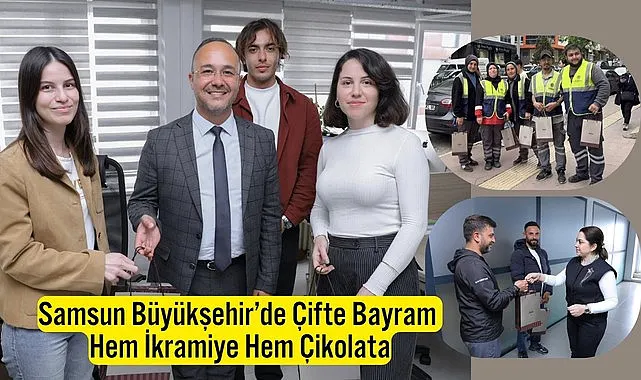 Başkan Halit Doğan'dan personele bayram müjdesi ikramiyeler hesaplara yattı