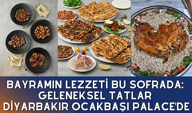 Bayramın lezzeti bu sofrada: Geleneksel tatlar Diyarbakır Ocakbaşı Palace'de