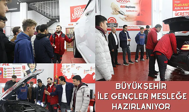 Büyükşehir ile gençler mesleğe hazırlanıyor