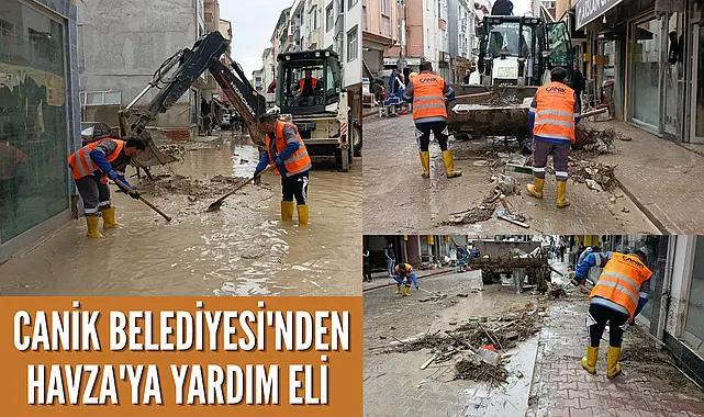 Canik Belediyesi'nden Havza'ya Yardım Eli 